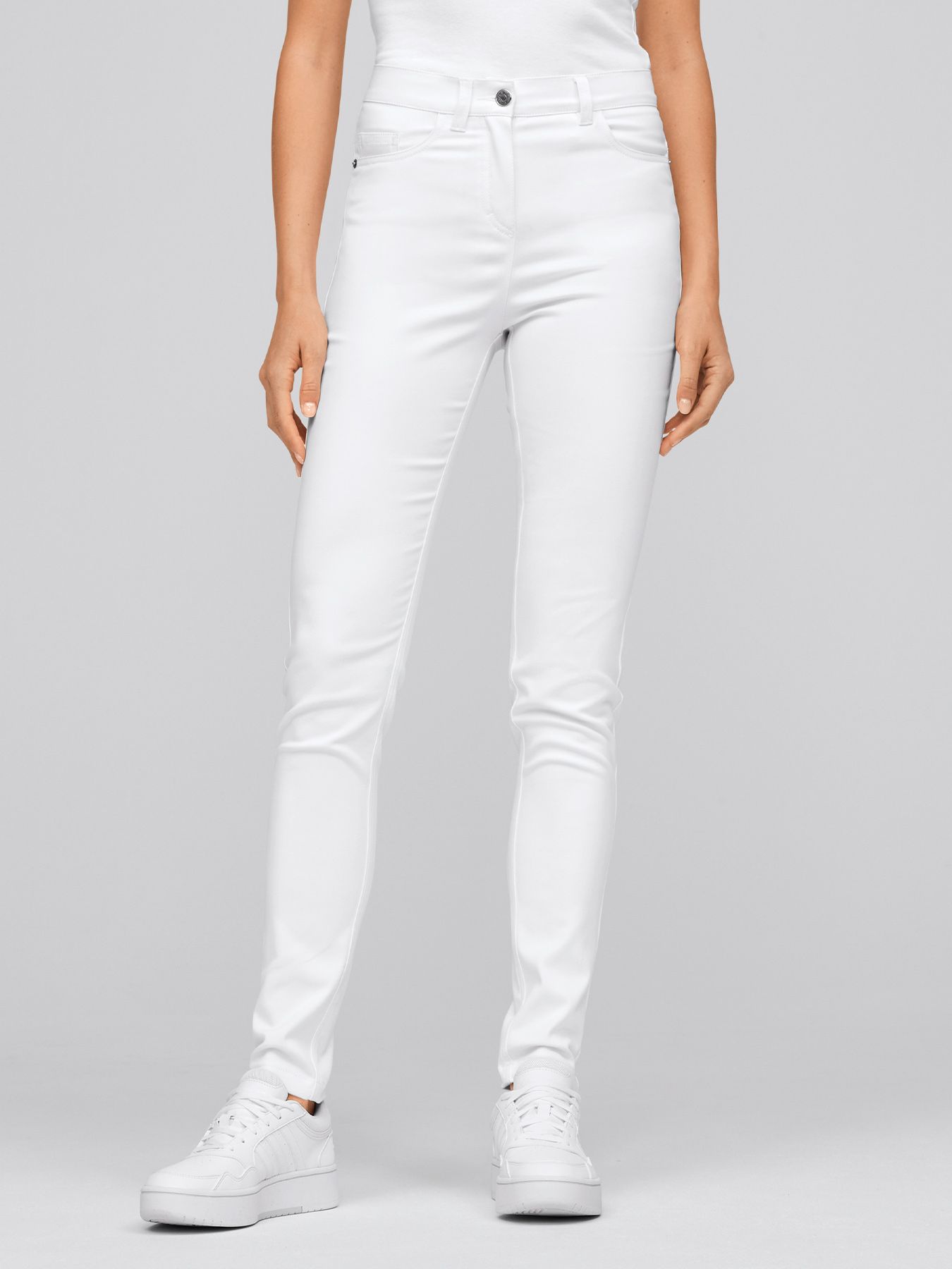 Cover-flex jeans VICTORIA - ogenomskinlig - hög midja