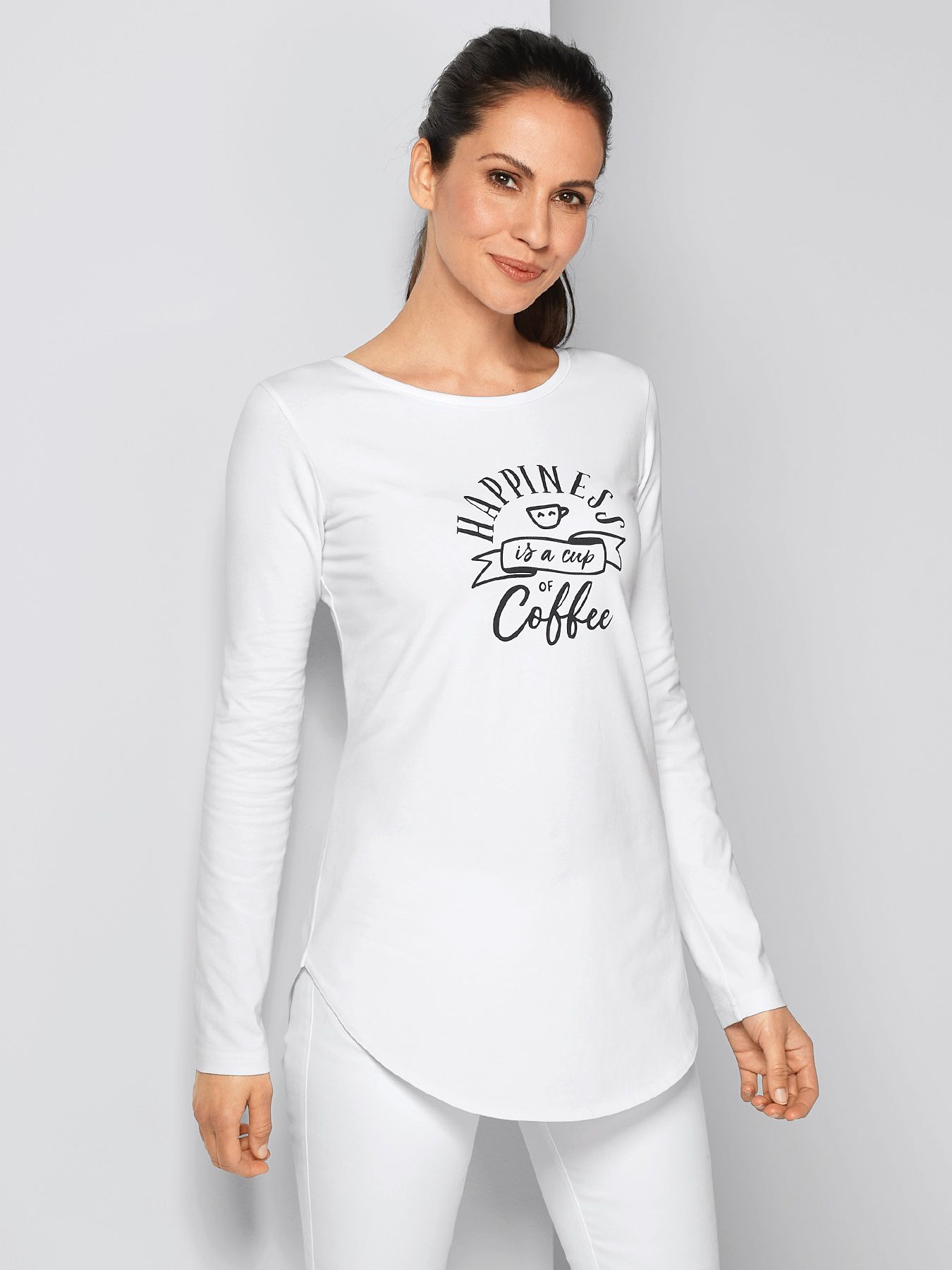 T-shirt med Coffee-tryck