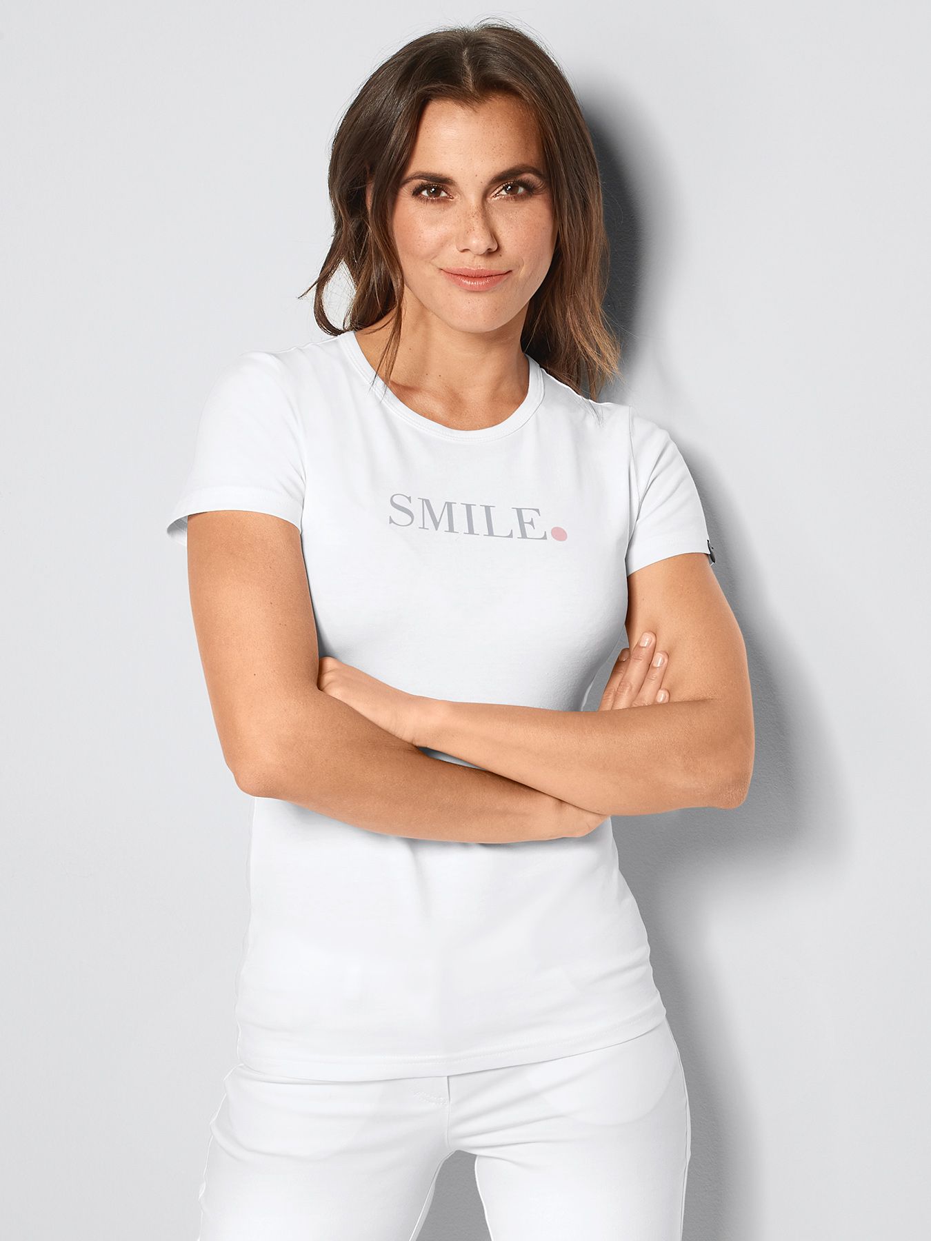 Dam t-shirt med tryck
