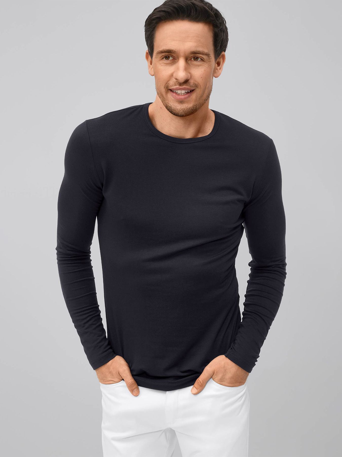 Långärmad T-shirt Lyocell