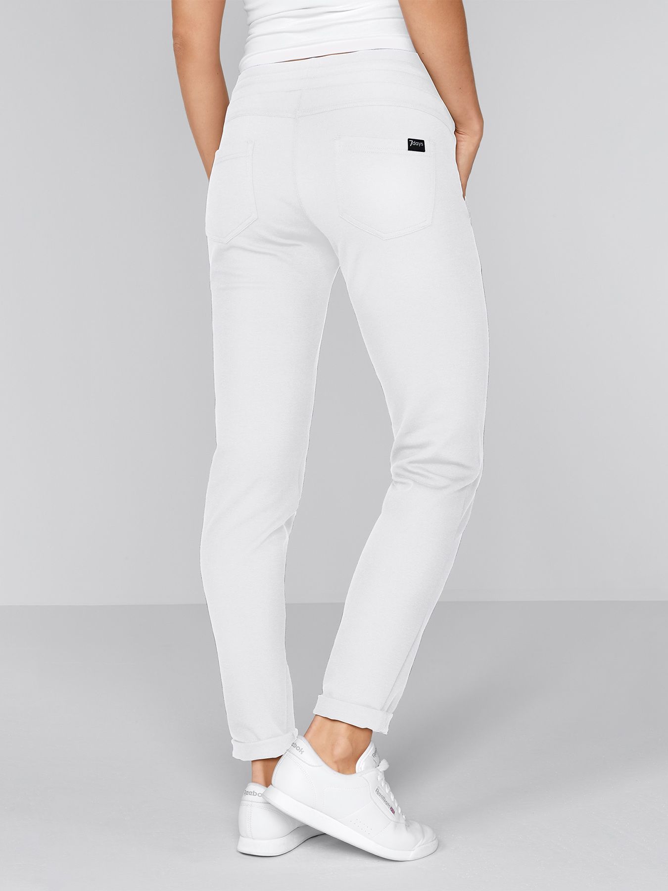Casual byxa PETRA i interlock jersey