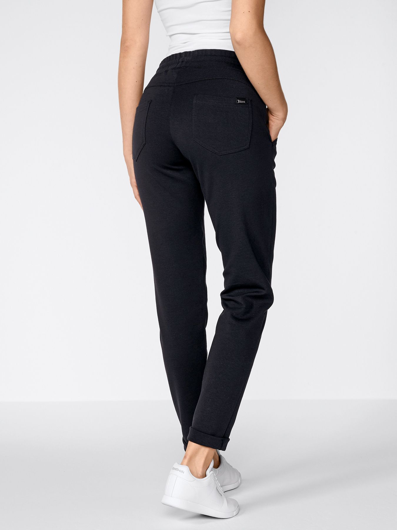 Casual byxa PETRA i interlock jersey