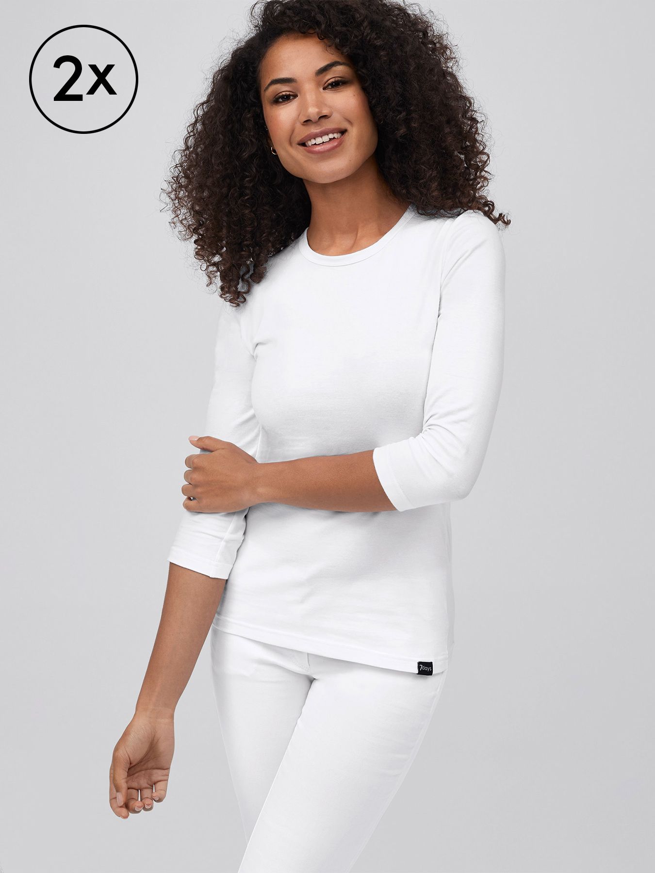 T-shirt 3/4 ärm 2-pack
