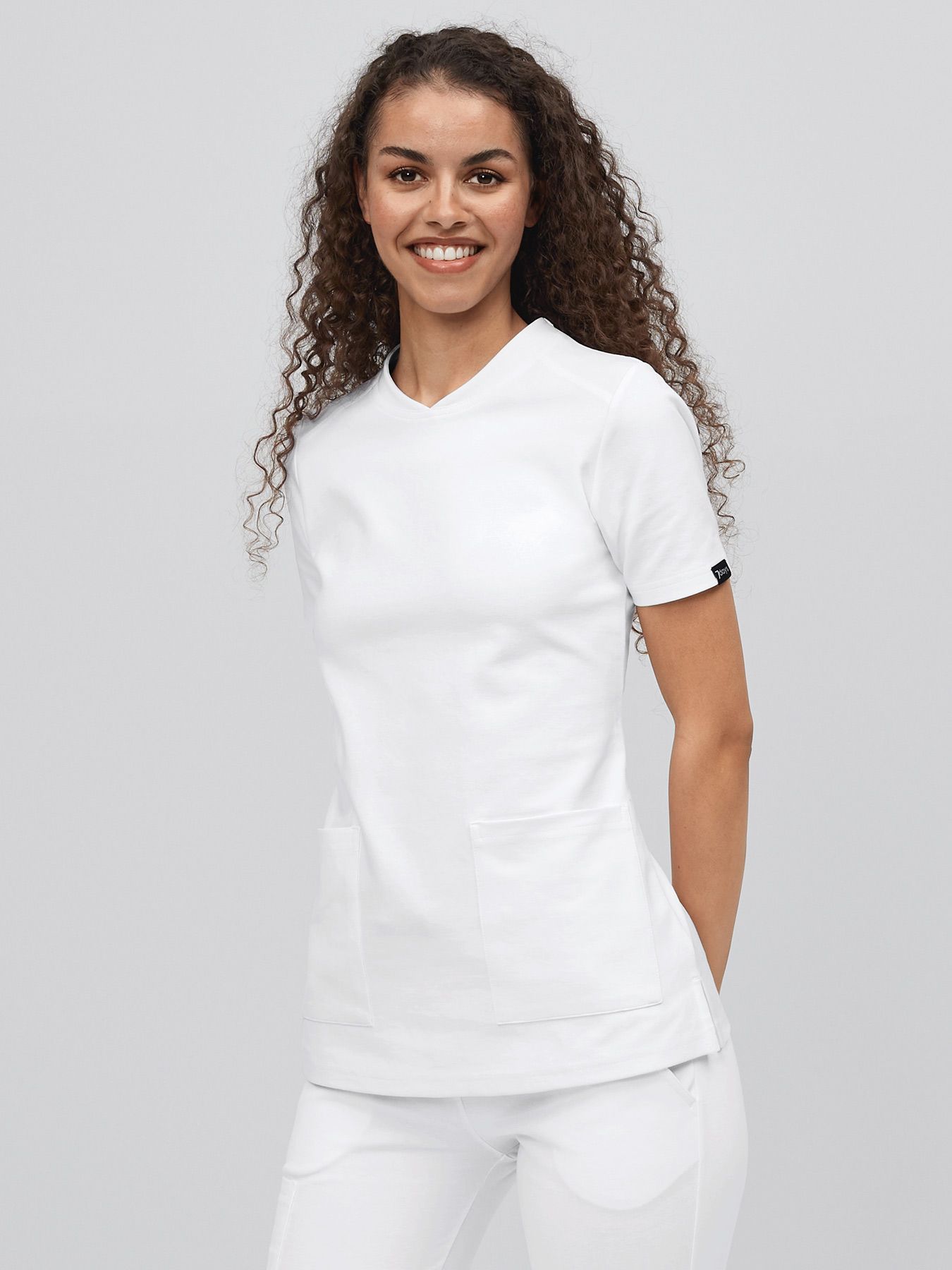 Interlock jersey-tunika