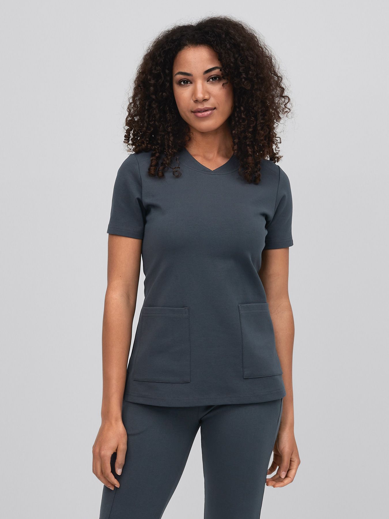 Interlock jersey-tunika