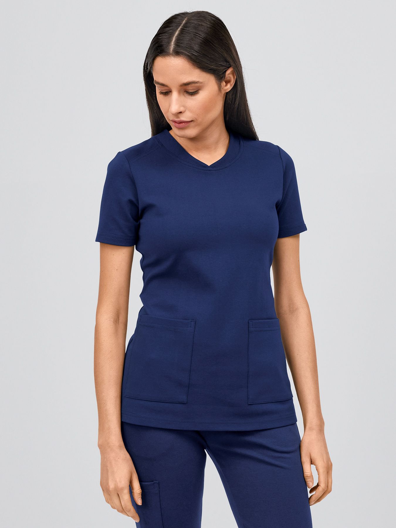 Interlock jersey-tunika