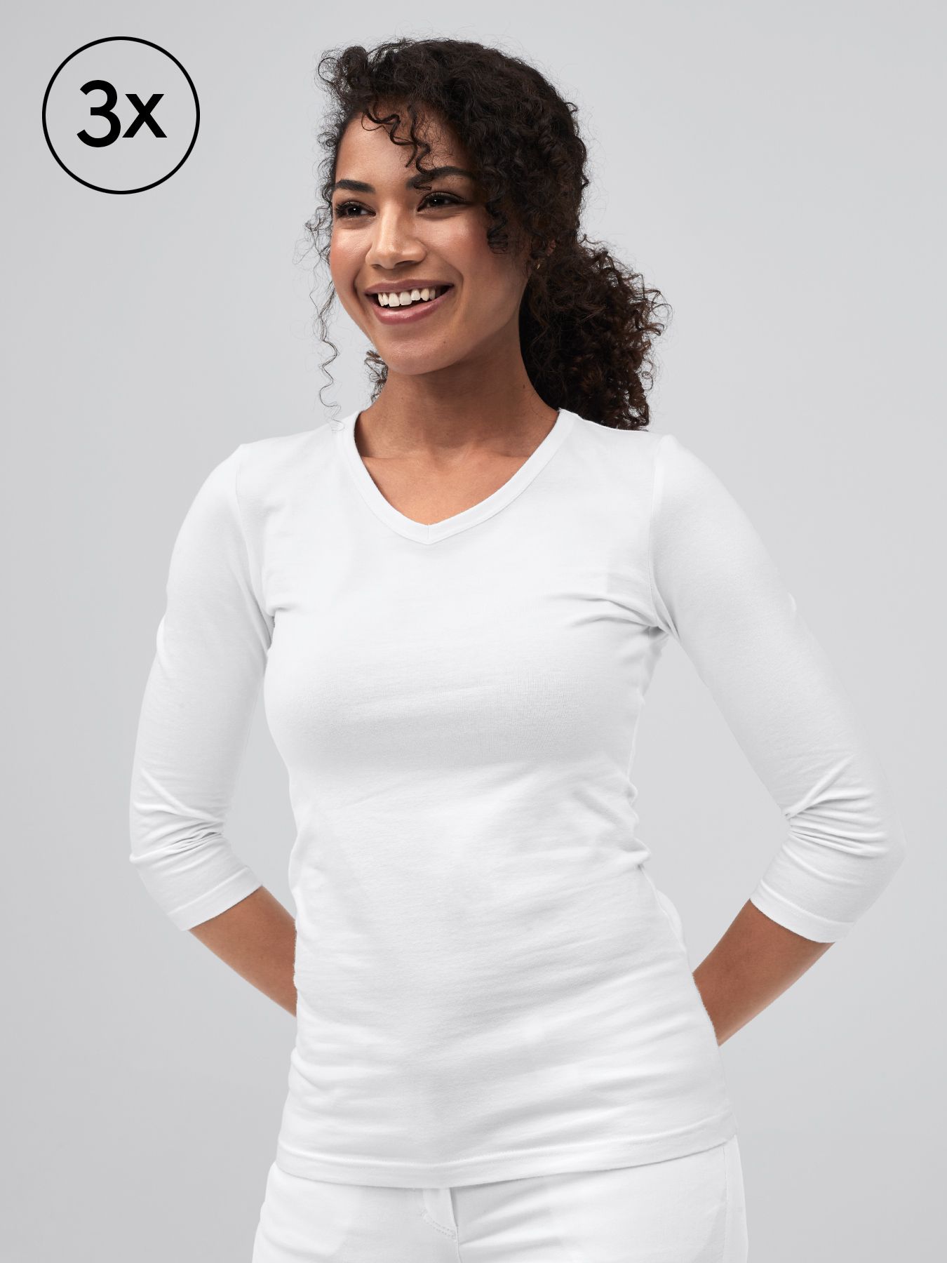 Unisex T-shirt PAU 3/4-ärm 3-pack