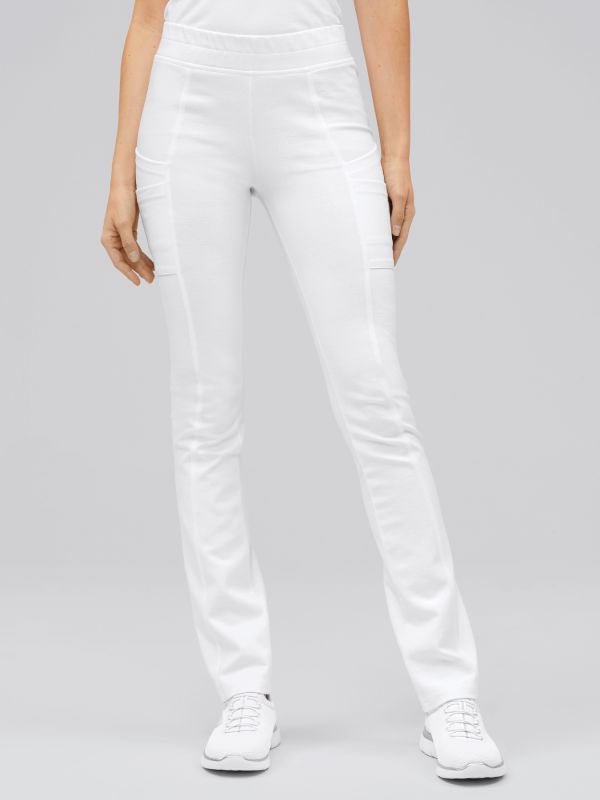 Jeggings i ogenomskinlig jersey