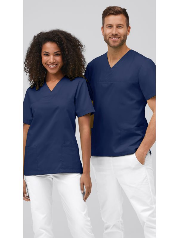 Unisex tunika med v-hals 60°