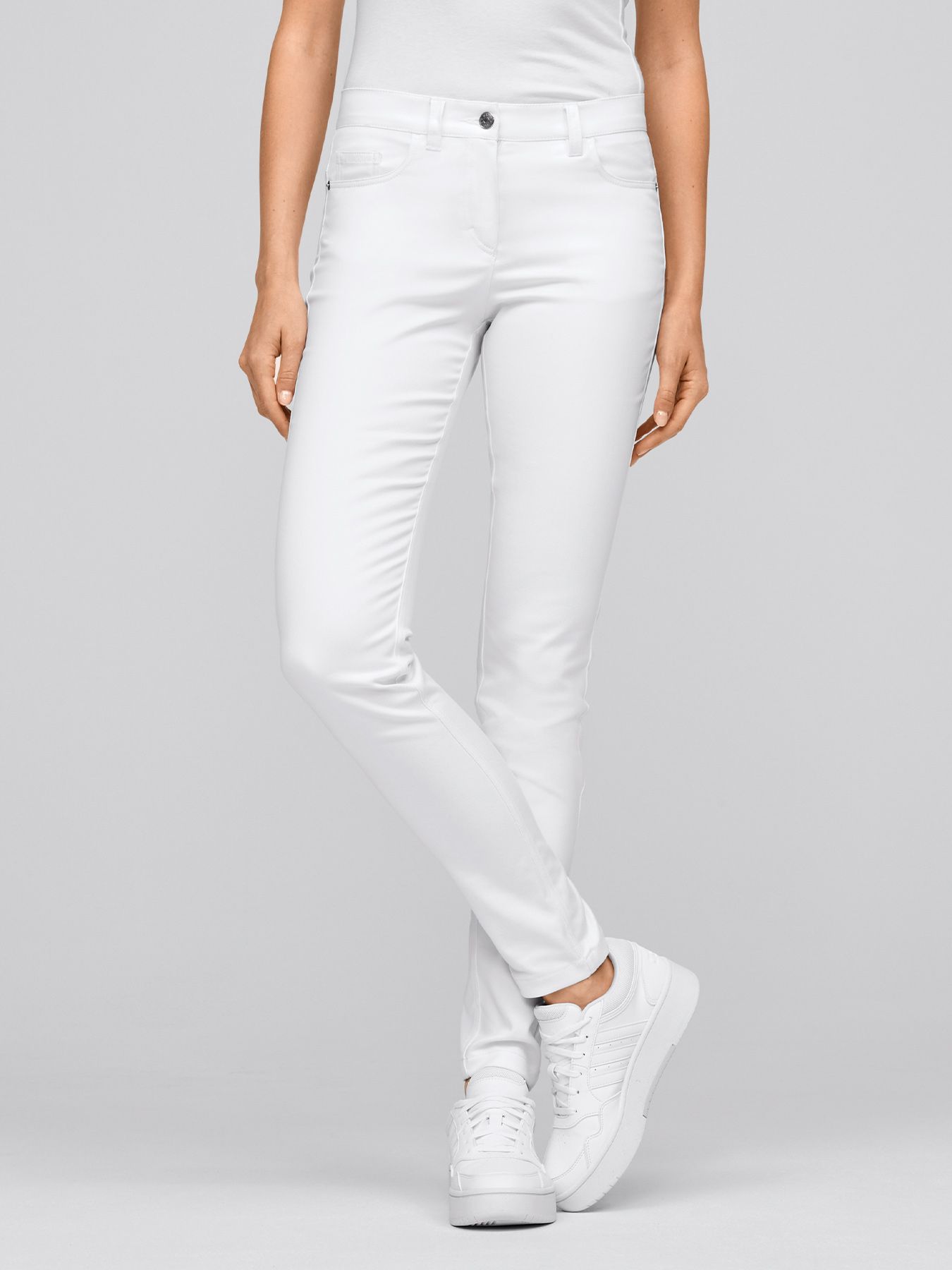 Cover-flex jeans MESSINA - ogenomskinlig - normal midjehöjd