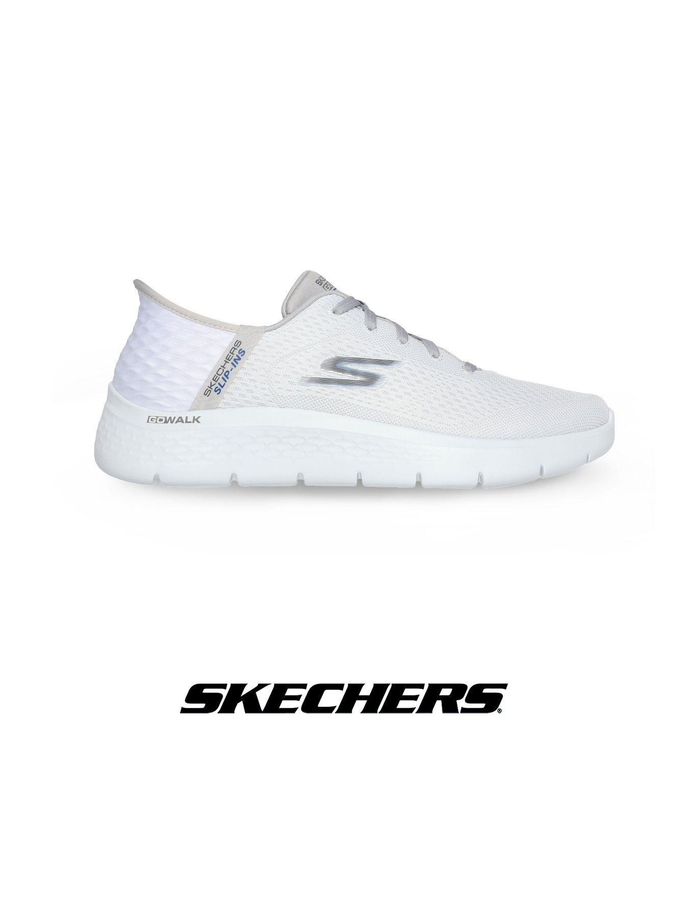 Go Walk Flex/vit grå
