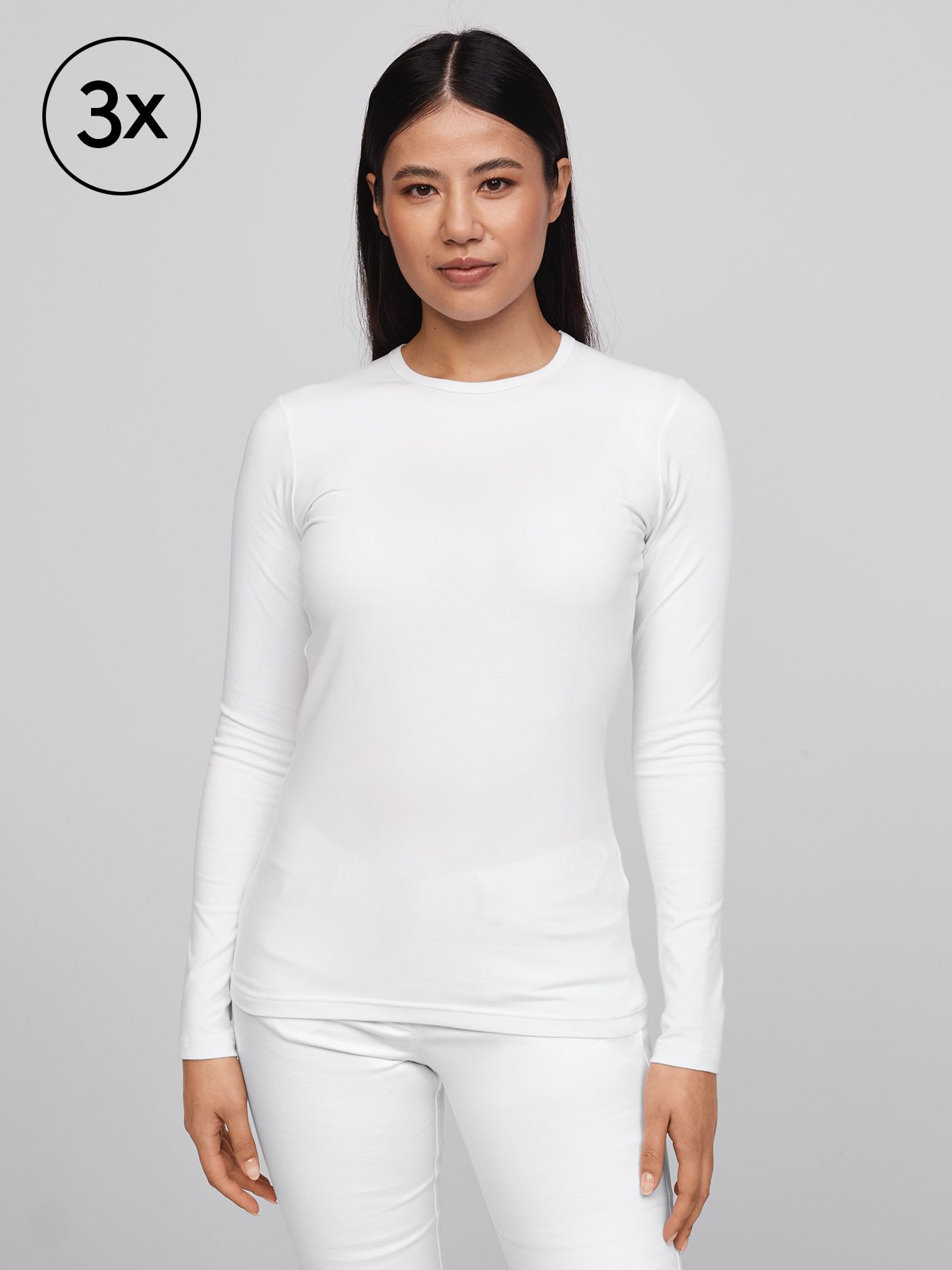 T-shirt GENT långärmad  3-pack