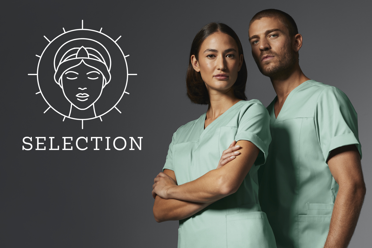 Två personer i SELECTION-kollektionen från 7days